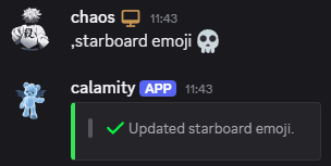 Set starboard emoji